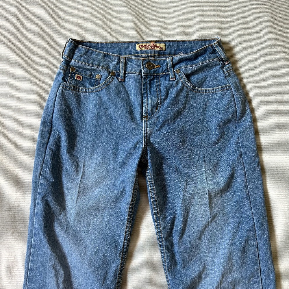 light wash vintage jeans